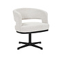 Fauteuil Gino draaibaar polyester beige