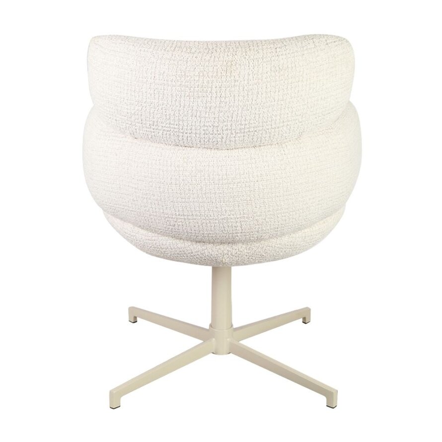 Draaibare stoel Coco polyester beige