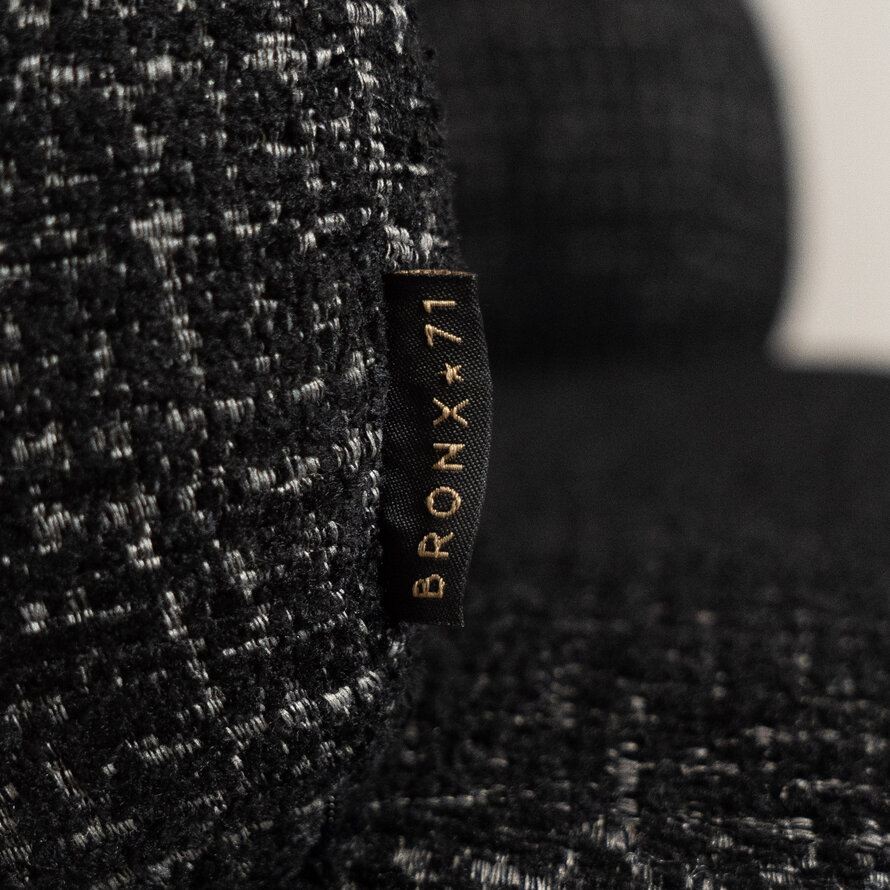 Draaibare stoel Coco polyester zwart