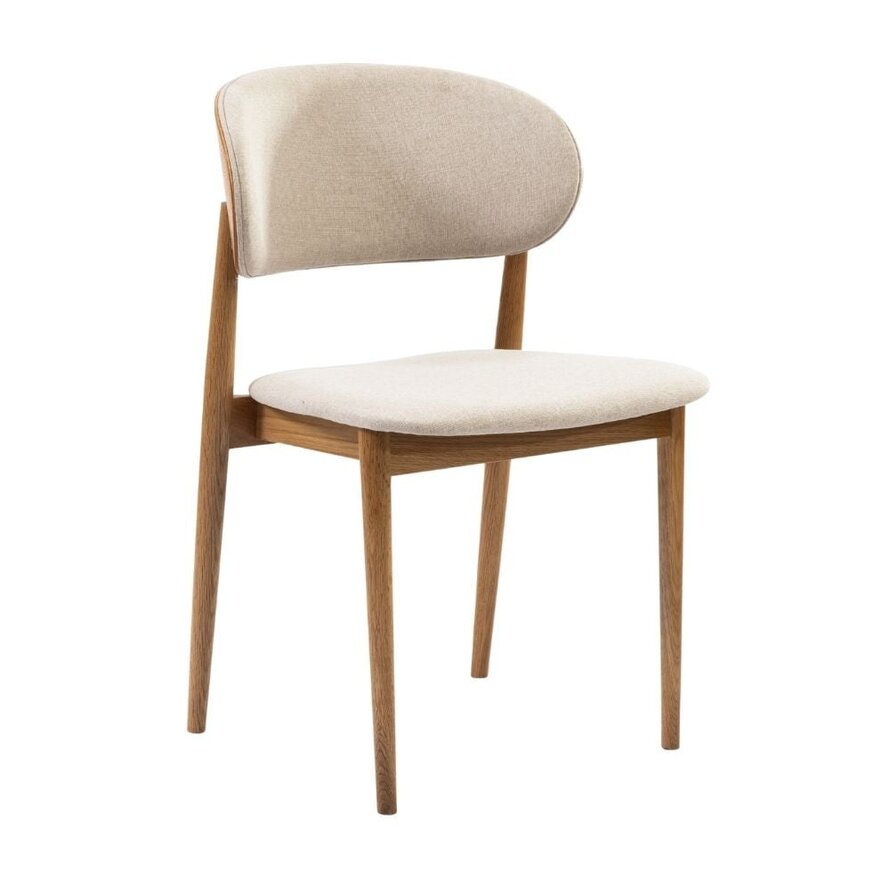 Stoel Bohdi off white linnen