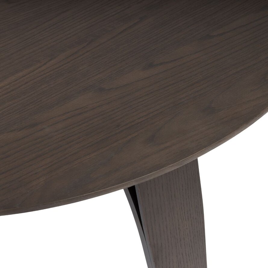 Eettafel Bowie rond walnoot Ø 120 cm