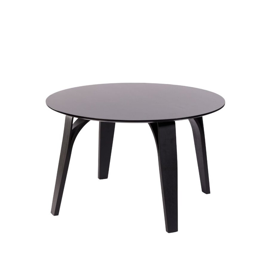 Eettafel Bowie rond zwart Ø 120 cm