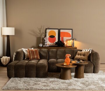 Bronx71 Hoekbank links Luca chenille mocha