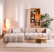 Bronx71 Hoekbank links Luca chenille beige