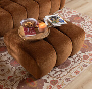 Bronx71 Hocker Luca chenille koper