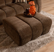 Bronx71 Hocker Luca chenille mocha