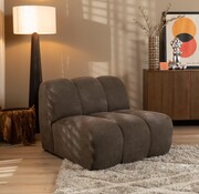 Bronx71 Fauteuil Luca chenille bruin