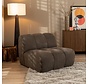 Fauteuil Luca chenille bruin