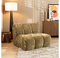 Fauteuil Luca chenille olijf groen
