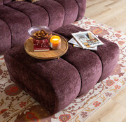 Bronx71 Hocker Luca chenille paars