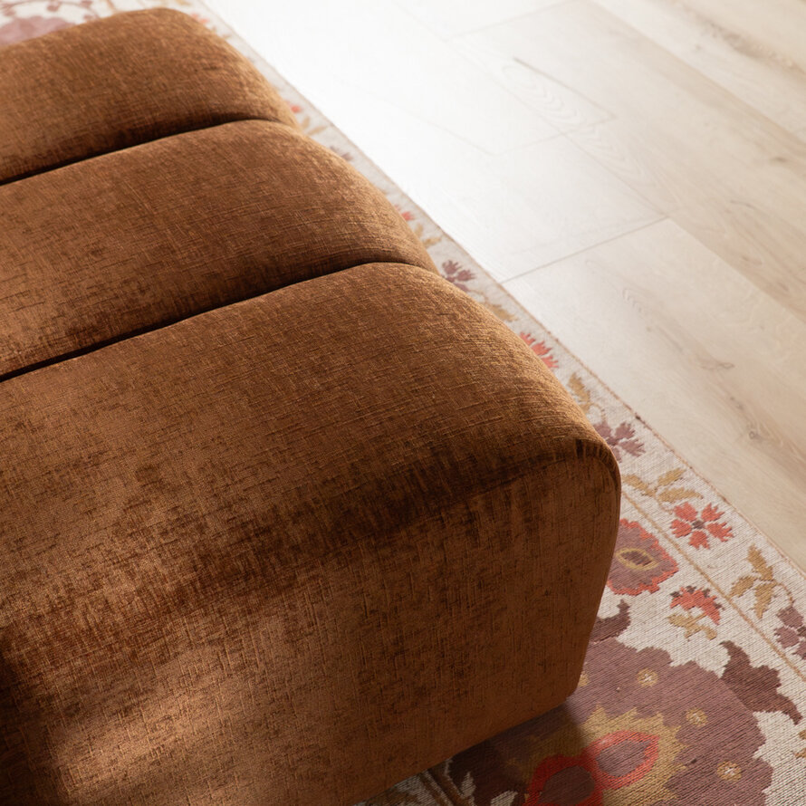 Hocker Luca chenille koper