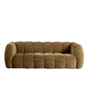 Bronx71 3-zitsbank Luca olijf groen chenille