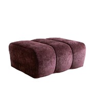 Bronx71 Hocker Luca chenille paars