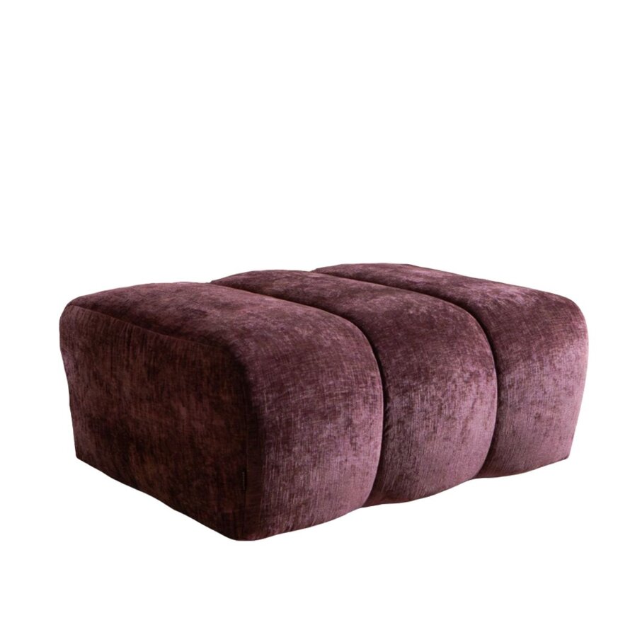 Hocker Luca chenille paars