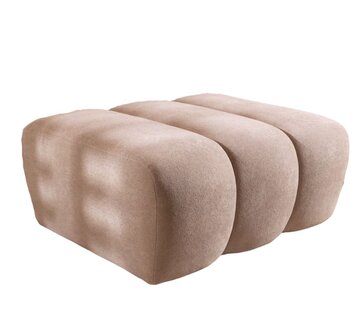 Bronx71 Hocker Luca chenille beige