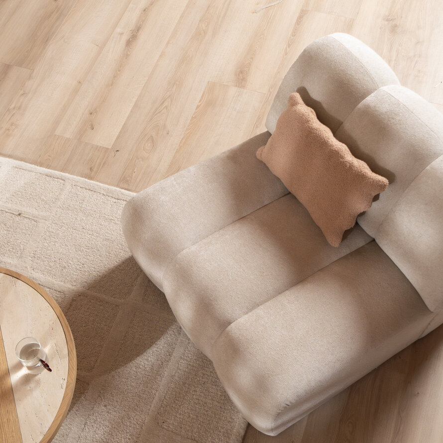 Fauteuil Luca chenille beige