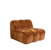 Bronx71 Fauteuil Luca chenille koper