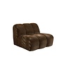 Fauteuil Luca mocha chenille