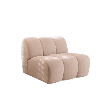 Bronx71 Fauteuil Luca chenille beige