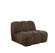 Bronx71 Fauteuil Luca chenille bruin