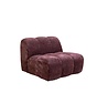 Fauteuil Luca chenille paars