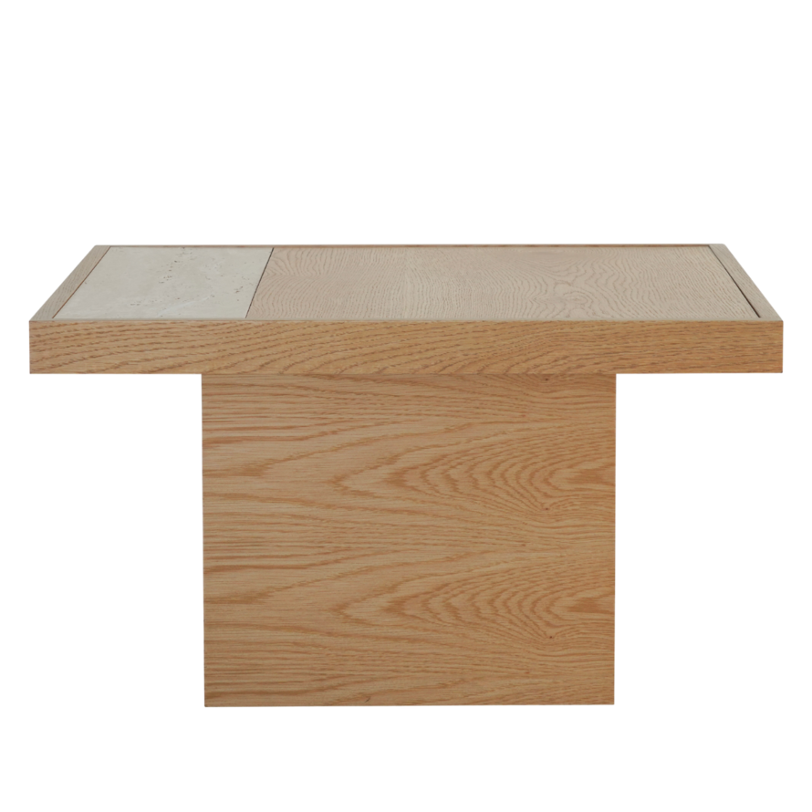 Salontafel Java blank eiken 70x70 cm