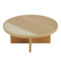 Salontafel Maeva Ø80 cm naturel eiken