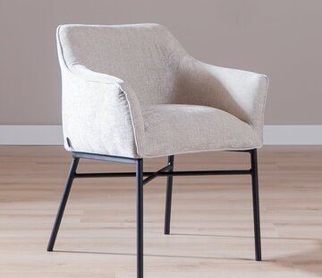 Bronx71 Stoel Nubo chenille sand