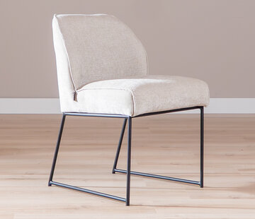 Bronx71 Stoel Momo chenille sand