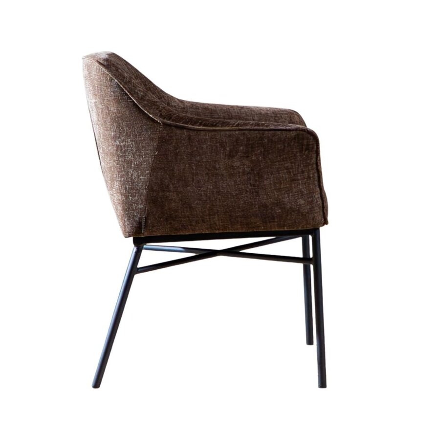 Stoel Nubo chenille mocha