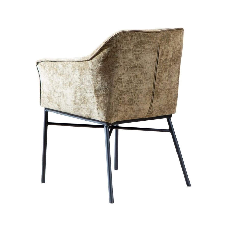 Stoel Nubo chenille olijfgroen