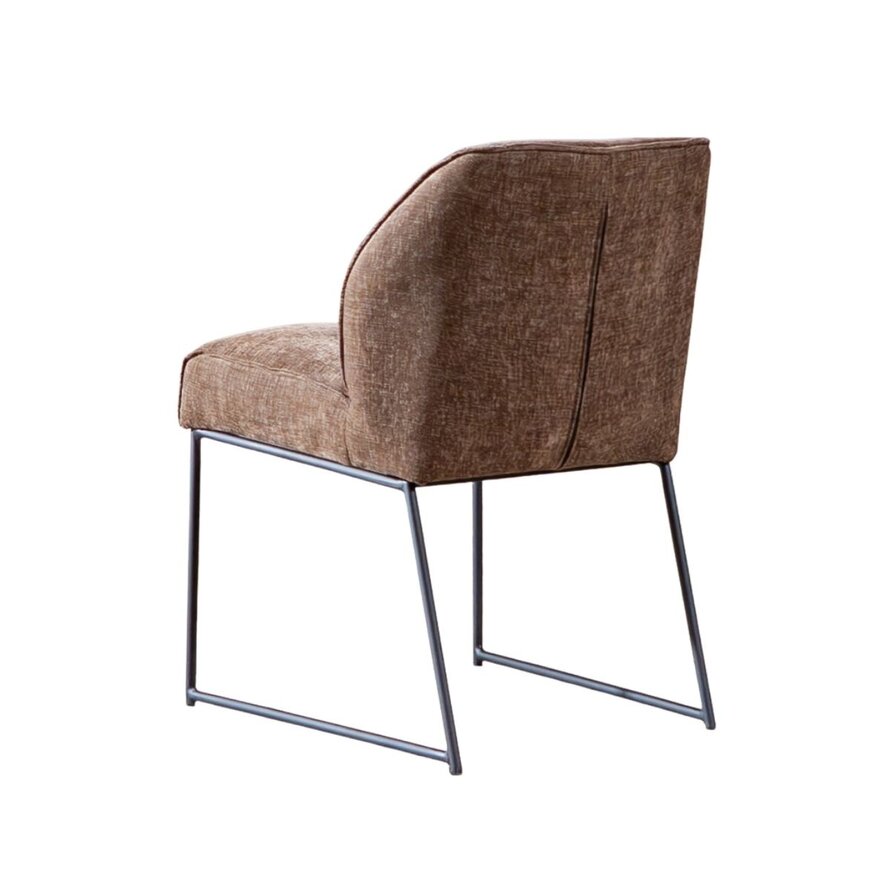 Stoel Momo chenille mocha