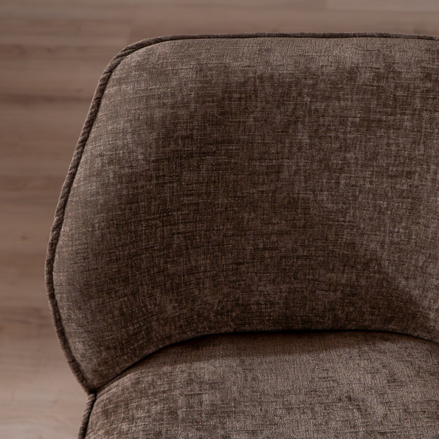 Barkruk Momo chenille mocha 73 cm