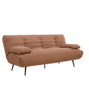Bronx71 Slaapbank 1 persoons Mira terracotta bouclé mélange