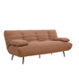 Slaapbank 1 persoons Mira terracotta bouclé mélange
