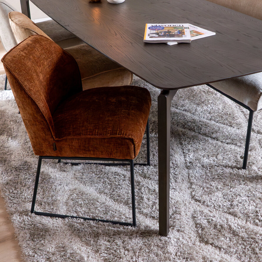 Stoel Momo chenille koper