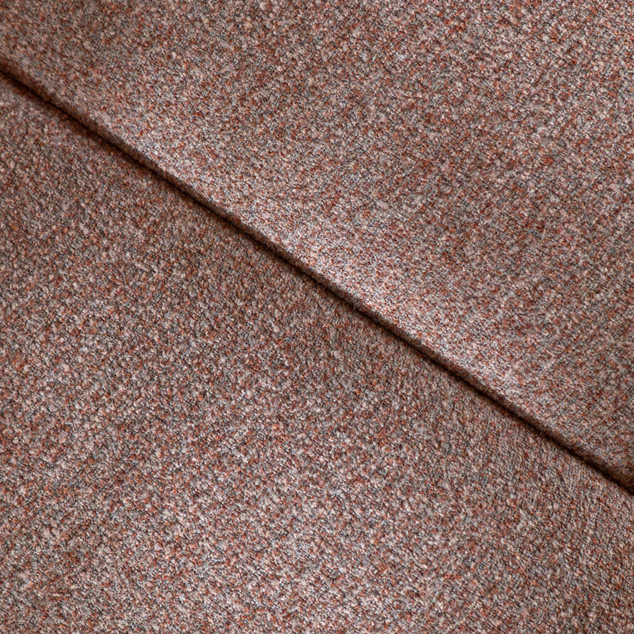 3-zitsbank Luca rood/roze bouclé