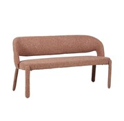 Bronx71 Eetkamerbank June bouclé terracotta 160 cm