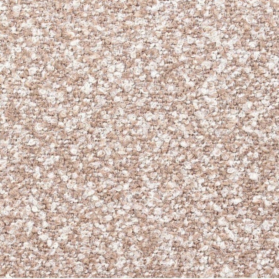 Stoel June bouclé bruin