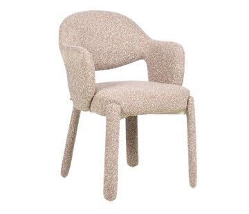 Bronx71 Stoel June bouclé bruin