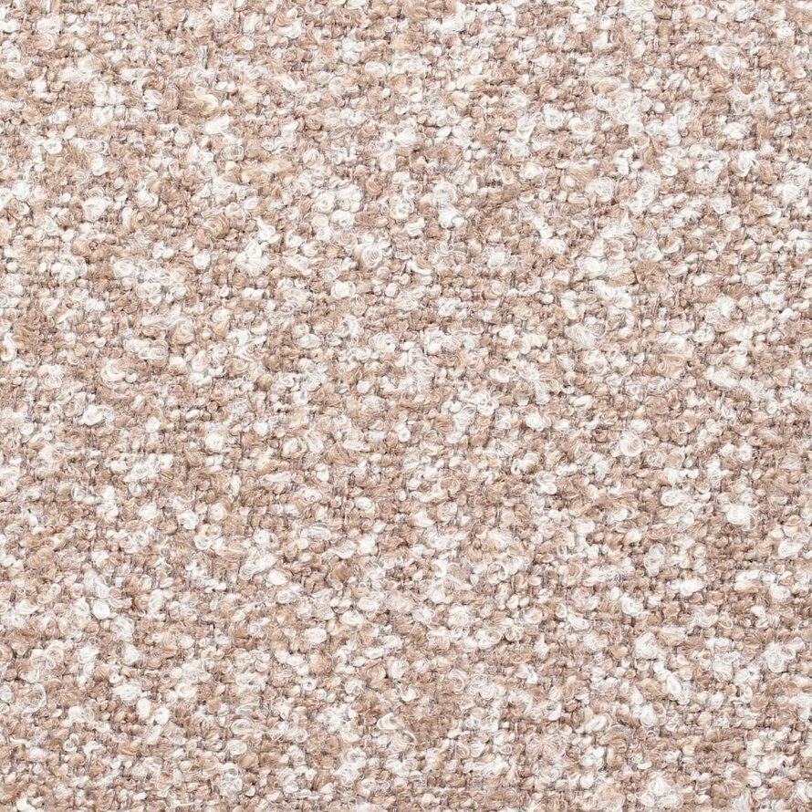 Stoel Dean bouclé bruin