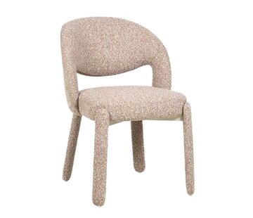 Bronx71 Stoel Dean bouclé bruin