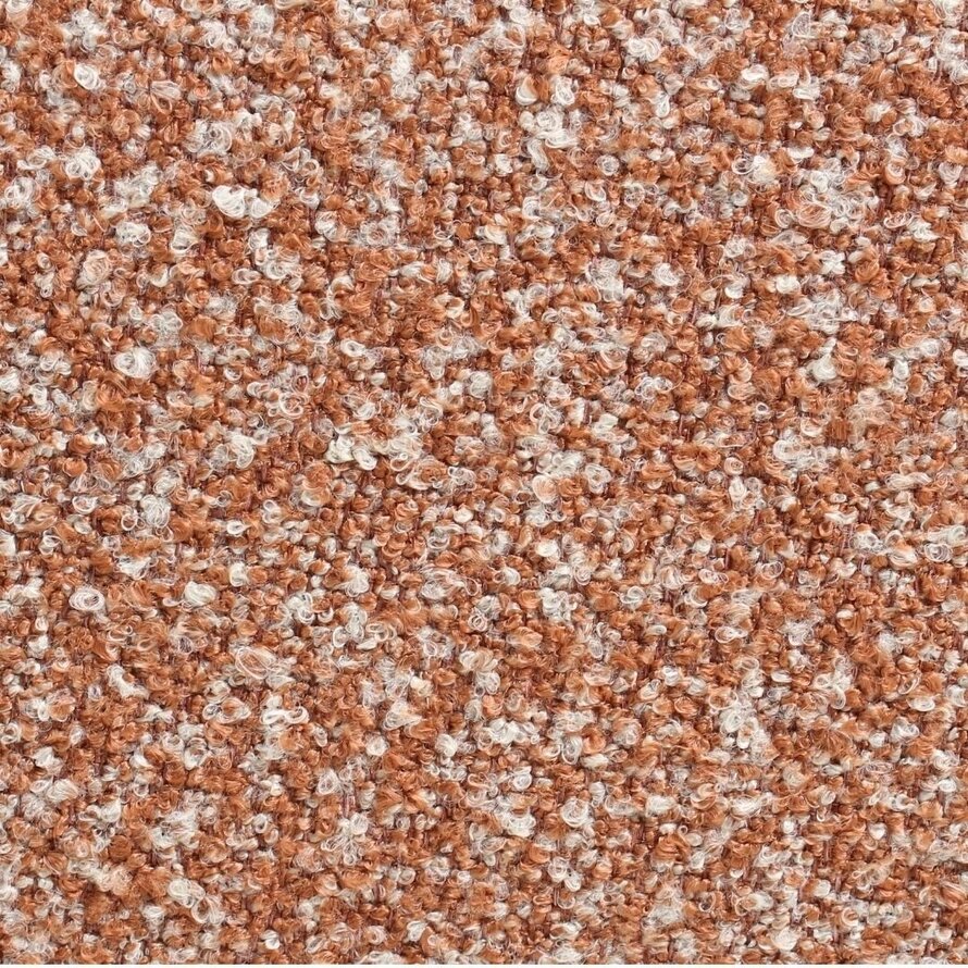 Stoel Dean bouclé terracotta