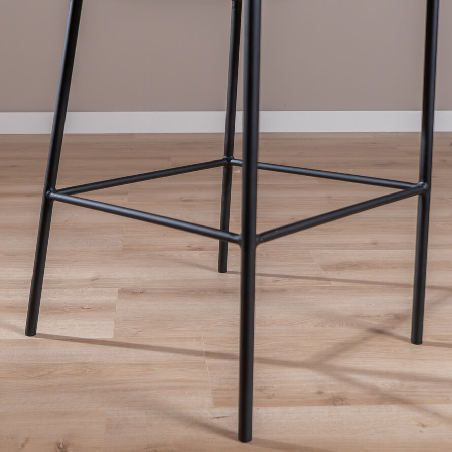 Barkruk Nubo chenille sand 85 cm