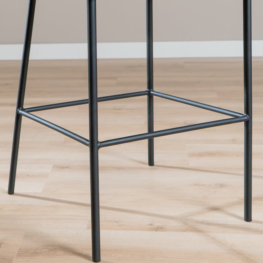 Barkruk Nubo chenille mocha 85 cm