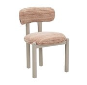 Bronx71 Stoel Bolt chenille beige/pink