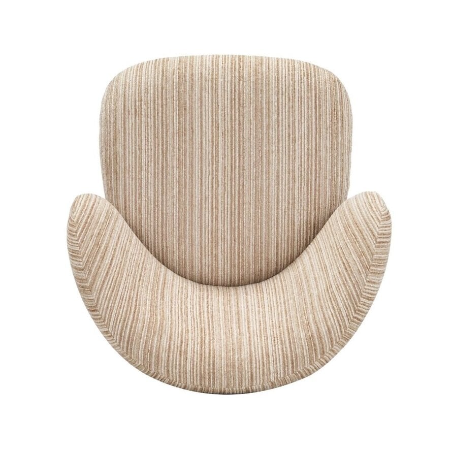 Stoel Milo chenille beige/taupe