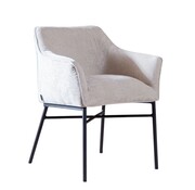 Bronx71 Stoel Nubo chenille sand