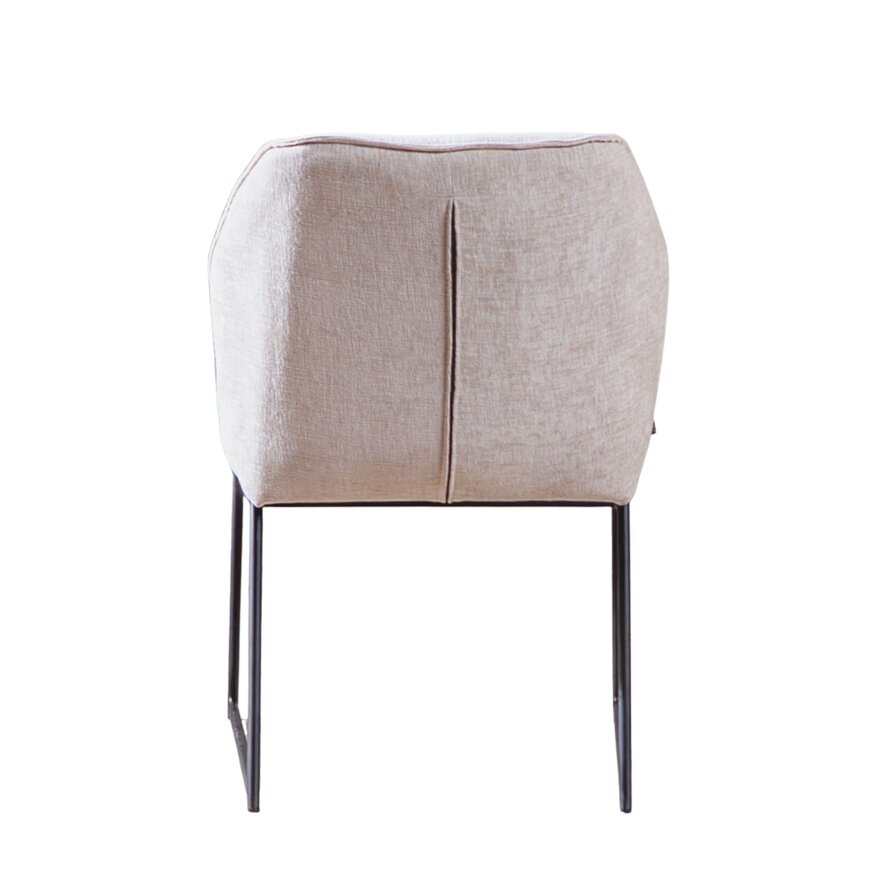 Stoel Momo chenille sand