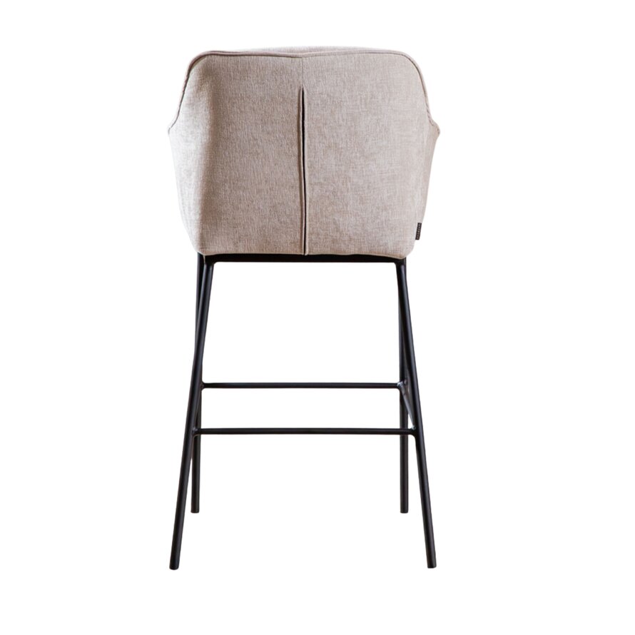 Barkruk Nubo chenille sand 85 cm